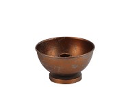 DHAKA BRONS KANDELAAR SCHAAL 13X7CM