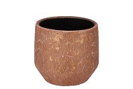 DUBAI BRUSHED COPPER POT 16X14CM NM