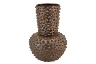 DJEDDA VASE DOTS BRONZE 28X39CM