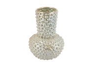 DJEDDA VASE DOTS PEARL 21X29CM