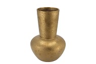 DJEDDA VASE FLAT GOLD 21X29CM