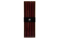 CANDLE CROWN TWIST BORDEAUX PER 4 2X30CM NM