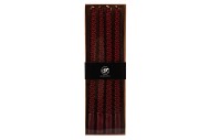 CANDLE CROWN TWIST BORDEAUX PER 4 2X30CM NM