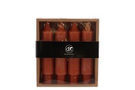 CANDLE CROWN XL TERRA PER 4 3X15CM NM