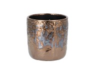 IRON STONE METAL POT 13X13CM