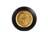 MARRAKECH BLACK ROUND T-LIGHT 20X10X20CM