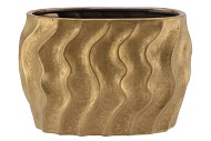 KARBALA GOLD POT OVAL 27,5X17,5X18,5CM