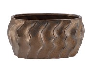 KARBALA BRONZE POT OVAL 27,5X18X14,5CM