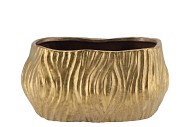 MULTAN GOLD POT OVAL 23X15X11,5CM