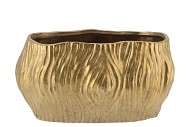MULTAN GOLD POT OVAL 27,5X18X14,5CM