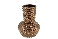 DJEDDA VASE DOTS SHINY BRONZE 21X29CM