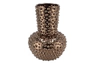 DJEDDA VASE DOTS SHINY BRONZE 28X39CM