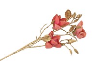 SILK MAGNOLIA GOLD PINK 77CM