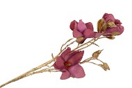 SILK MAGNOLIA GOLD LILA 77CM