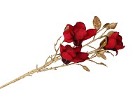 SILK MAGNOLIA GOLD BORDEAUX 77CM