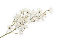 SILK CLEMATIS TAK WHITE 63CM