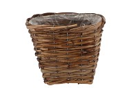 RATTAN BASKET POT SQUARE 19X19X16CM NM