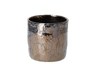 IRON STONE METAL POT 12X11CM NM