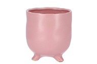 ST TROPEZ PINK MAT POT 14X15CM