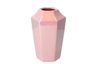 DAIRA PEARL PINK VASE 14X21CM