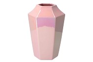 DAIRA PEARL PINK VASE 17X25CM