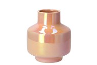 DAIRA PEARL PEACH VASE 14X16CM