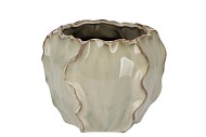 TIRANA LIGHT GREEN POT 18X15CM