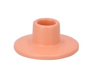 ST TROPEZ PEACH MAT CANDLE HOLDER CROWN 7X3CM