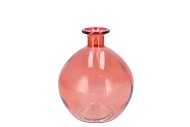 DRY GLASS CORAL BOTTLE BOL 13X15CM NM