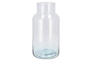 GLASS VASE RECYCLED 16 X 30 CM
