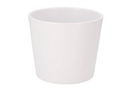 KERAMIEK POT MAT WIT 15CM