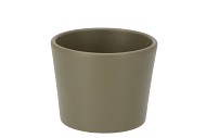 CERAMIC CAPERS GREEN MATT POT 11X9,5CM