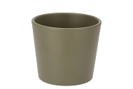 CERAMIC CAPERS GREEN MATT POT 13X12CM