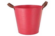 ZINC LEATHER FUCHSIA MAT 30X28CM