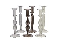 KARAKUM GREY CANDLE H ASS 9X28CM