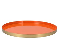 MARRAKECH K ORANGE PLATE 40X2CM