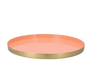 MARRAKECH K PEACH PLATE 33X2CM