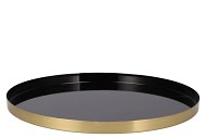 MARRAKECH BLACK PLATE 40X2CM