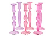 KARAKUM PRETTY PINK CANDLE H ASS 9X35CM