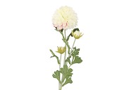 SILK DAHLIA 3X WHITE 65CM NM