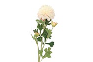 SILK DAHLIA 3X CREME 65CM NM