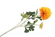 SILK DAHLIA ORANGE 65CM