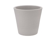VINCI MATT GREY CONTAINER POT 18X16CM NM