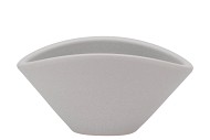 VINCI MATT GREY BOWL OVAL 24X17X12CM
