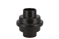 STAIRS BLACK MAT VAAS 14X15CM