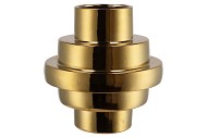 STAIRS GOLD SHINY VAAS 26X30CM