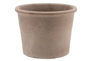TERRA CHOCO POT CILLINDER GRIJS 22X17CM NM