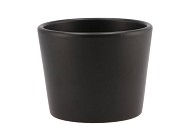 KERAMIEK POT ANTRACIET MAT 11CM