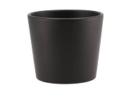 CERAMIC ANTHRACITE MATT POT 13X12CM