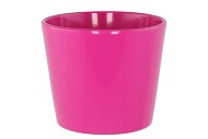 CERAMIC PINK SHINY POT 15X13,5CM NM